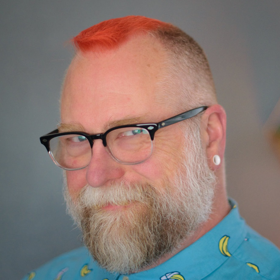 JP, with orange hair